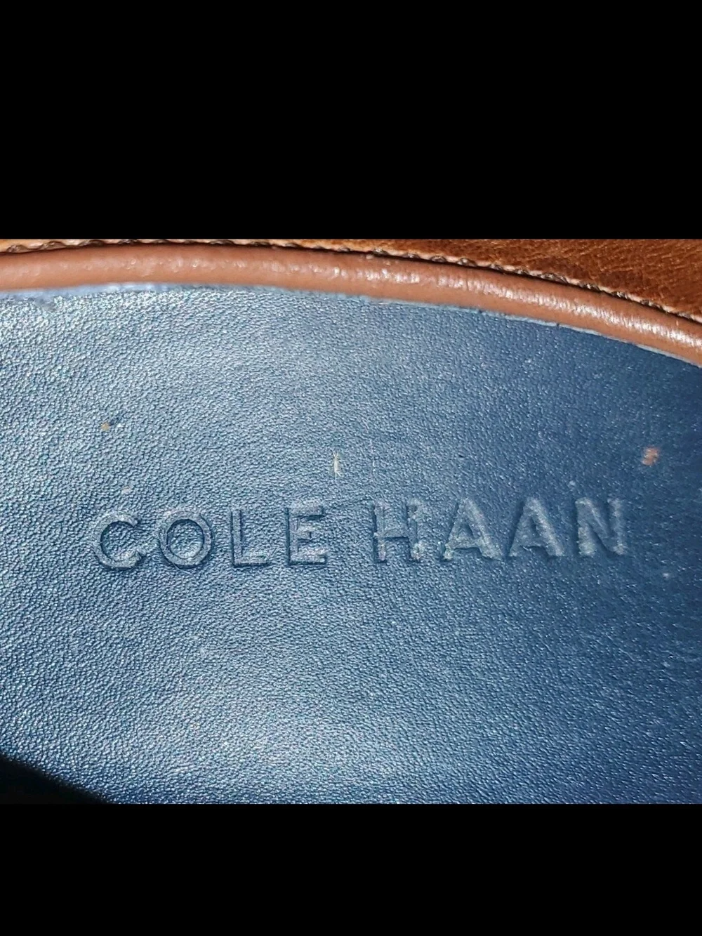 Cole Haan Lenox Hill Brown Leather Cap-Toe Dress Shoes